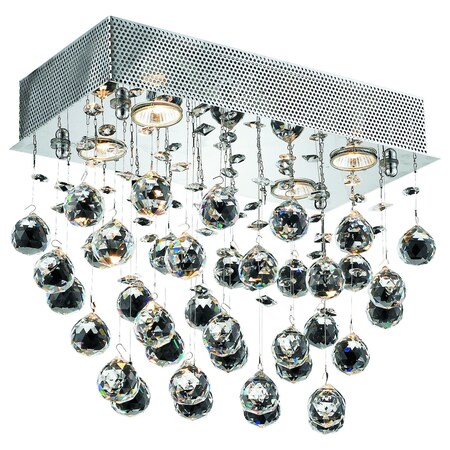Elegant Lighting Royal Cut Clear Crystal Galaxy 4-Light 2021F16C/RC